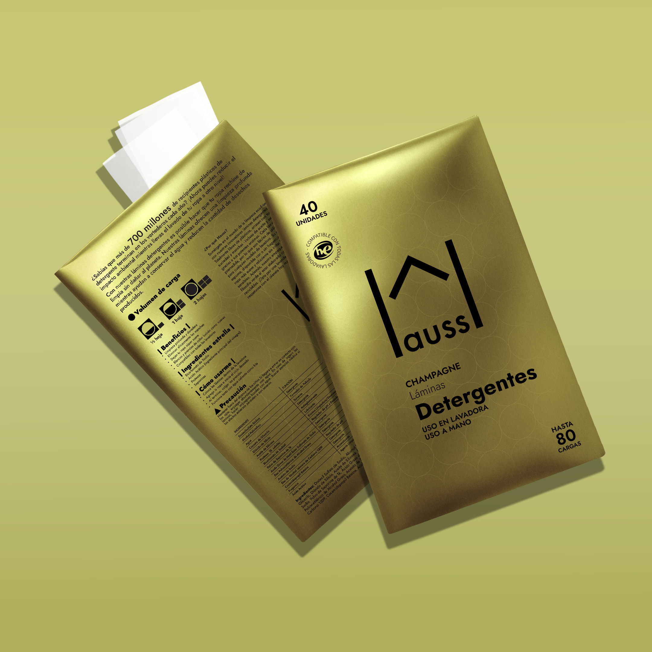 Láminas Detergentes