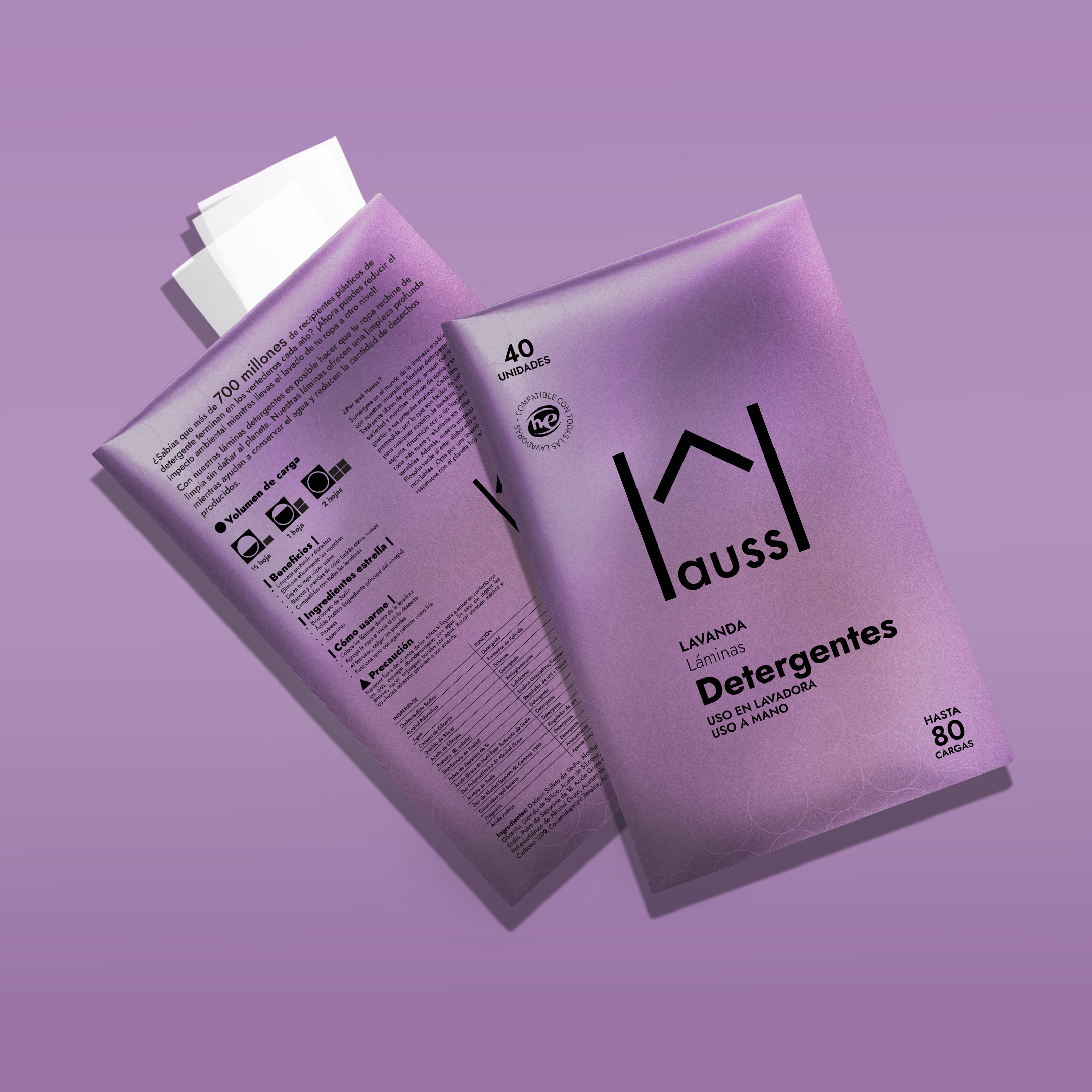 Láminas Detergentes